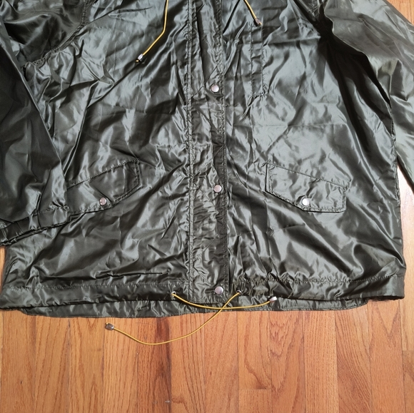 NWT Miss London wind suit jacket, women's 3X, dark green - Picture 2 of 10